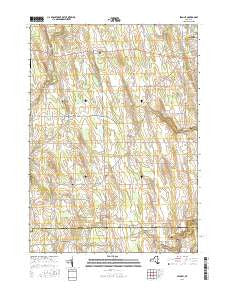 Stanley New York Current topographic map, 1:24000 scale, 7.5 X 7.5 Minute, Year 2016