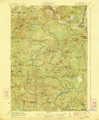 Stark New York Historical topographic map, 1:62500 scale, 15 X 15 Minute, Year 1923