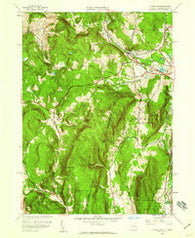 State Line Massachusetts Historical topographic map, 1:24000 scale, 7.5 X 7.5 Minute, Year 1944