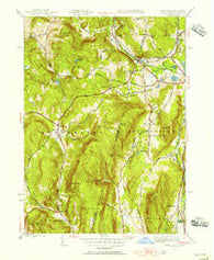State Line Massachusetts Historical topographic map, 1:31680 scale, 7.5 X 7.5 Minute, Year 1944