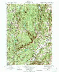 Stephentown Center New York Historical topographic map, 1:24000 scale, 7.5 X 7.5 Minute, Year 1945