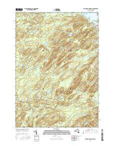 Stillwater Mountain New York Current topographic map, 1:24000 scale, 7.5 X 7.5 Minute, Year 2016