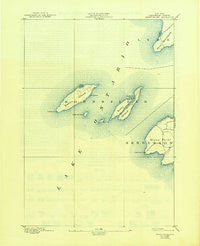 Stony Island New York Historical topographic map, 1:62500 scale, 15 X 15 Minute, Year 1895