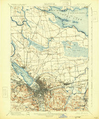 Syracuse New York Historical topographic map, 1:62500 scale, 15 X 15 Minute, Year 1898