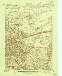 Syracuse East New York Historical topographic map, 1:24000 scale, 7.5 X 7.5 Minute, Year 1938