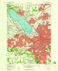 Syracuse West New York Historical topographic map, 1:24000 scale, 7.5 X 7.5 Minute, Year 1958