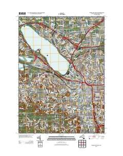 Syracuse West New York Historical topographic map, 1:24000 scale, 7.5 X 7.5 Minute, Year 2013