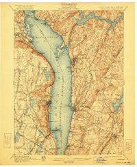 Tarrytown New York Historical topographic map, 1:62500 scale, 15 X 15 Minute, Year 1902