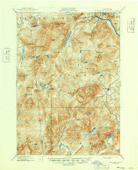 Thirteenth Lake New York Historical topographic map, 1:62500 scale, 15 X 15 Minute, Year 1898