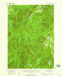 Thirteenth Lake New York Historical topographic map, 1:62500 scale, 15 X 15 Minute, Year 1954