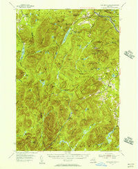Thirteenth Lake New York Historical topographic map, 1:62500 scale, 15 X 15 Minute, Year 1954