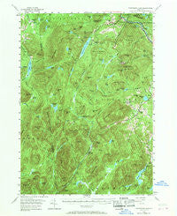 Thirteenth Lake New York Historical topographic map, 1:62500 scale, 15 X 15 Minute, Year 1954