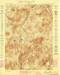 Thirteenth Lake New York Historical topographic map, 1:62500 scale, 15 X 15 Minute, Year 1898