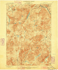 Thirteenth Lake New York Historical topographic map, 1:62500 scale, 15 X 15 Minute, Year 1898