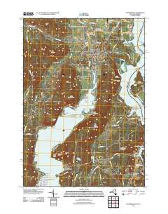 Ticonderoga New York Historical topographic map, 1:24000 scale, 7.5 X 7.5 Minute, Year 2012