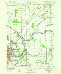 Tonawanda East New York Historical topographic map, 1:24000 scale, 7.5 X 7.5 Minute, Year 1950