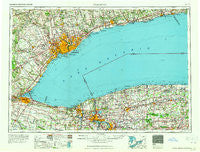 Toronto New York Historical topographic map, 1:250000 scale, 1 X 2 Degree, Year 1965
