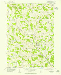 Troupsburg New York Historical topographic map, 1:24000 scale, 7.5 X 7.5 Minute, Year 1954