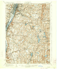 Troy New York Historical topographic map, 1:62500 scale, 15 X 15 Minute, Year 1928