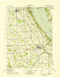 Trumansburg New York Historical topographic map, 1:31680 scale, 7.5 X 7.5 Minute, Year 1943