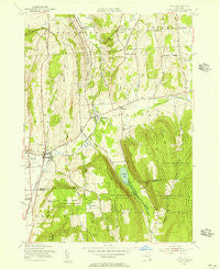 Tully New York Historical topographic map, 1:24000 scale, 7.5 X 7.5 Minute, Year 1955