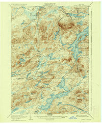 Tupper Lake New York Historical topographic map, 1:62500 scale, 15 X 15 Minute, Year 1907