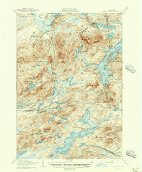 Tupper Lake New York Historical topographic map, 1:62500 scale, 15 X 15 Minute, Year 1907