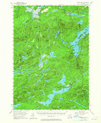 Tupper Lake New York Historical topographic map, 1:62500 scale, 15 X 15 Minute, Year 1954