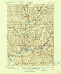 Unadilla New York Historical topographic map, 1:62500 scale, 15 X 15 Minute, Year 1918