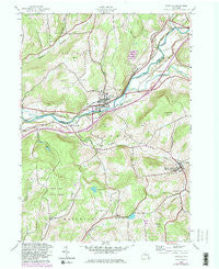 Unadilla New York Historical topographic map, 1:24000 scale, 7.5 X 7.5 Minute, Year 1943