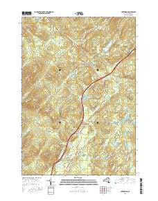 Underwood New York Current topographic map, 1:24000 scale, 7.5 X 7.5 Minute, Year 2016