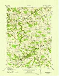 Van Hornesville New York Historical topographic map, 1:31680 scale, 7.5 X 7.5 Minute, Year 1945
