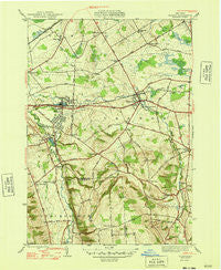 Vernon New York Historical topographic map, 1:31680 scale, 7.5 X 7.5 Minute, Year 1948