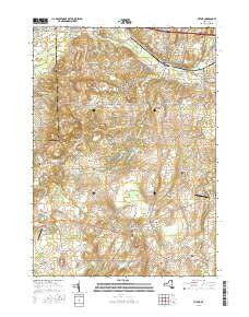 Victor New York Current topographic map, 1:24000 scale, 7.5 X 7.5 Minute, Year 2016
