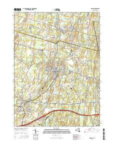 Walden New York Current topographic map, 1:24000 scale, 7.5 X 7.5 Minute, Year 2016