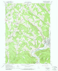 Walton West New York Historical topographic map, 1:24000 scale, 7.5 X 7.5 Minute, Year 1965