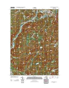 Warrensburg New York Historical topographic map, 1:24000 scale, 7.5 X 7.5 Minute, Year 2013