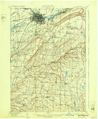 Watertown New York Historical topographic map, 1:62500 scale, 15 X 15 Minute, Year 1909