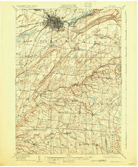 Watertown New York Historical topographic map, 1:62500 scale, 15 X 15 Minute, Year 1909