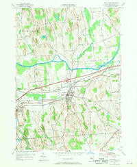 Weedsport New York Historical topographic map, 1:24000 scale, 7.5 X 7.5 Minute, Year 1954
