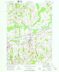 Weedsport New York Historical topographic map, 1:24000 scale, 7.5 X 7.5 Minute, Year 1954