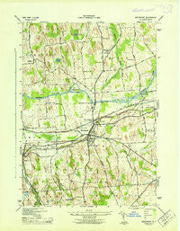 Weedsport New York Historical topographic map, 1:31680 scale, 7.5 X 7.5 Minute, Year 1943