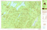 Wells New York Historical topographic map, 1:25000 scale, 7.5 X 15 Minute, Year 1990