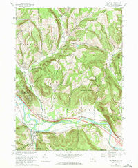 Wellsburg New York Historical topographic map, 1:24000 scale, 7.5 X 7.5 Minute, Year 1969
