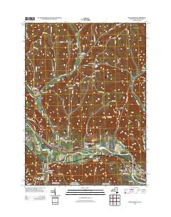Wellsburg New York Historical topographic map, 1:24000 scale, 7.5 X 7.5 Minute, Year 2013
