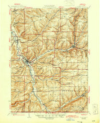 Wellsville New York Historical topographic map, 1:62500 scale, 15 X 15 Minute, Year 1926