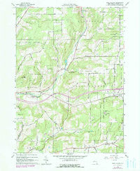 West Almond New York Historical topographic map, 1:24000 scale, 7.5 X 7.5 Minute, Year 1964