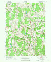 West Bainbridge New York Historical topographic map, 1:24000 scale, 7.5 X 7.5 Minute, Year 1949