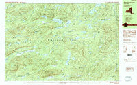 West Canada Lakes New York Historical topographic map, 1:25000 scale, 7.5 X 15 Minute, Year 1990