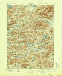 West Canada Lakes New York Historical topographic map, 1:62500 scale, 15 X 15 Minute, Year 1903